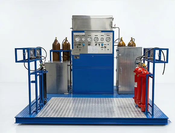 Helium Gas Charging Station